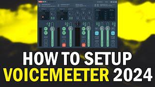 How To Setup VoiceMeeter 2024 (VoiceMeeter Setup Guide Beginners Tutorial 2024)