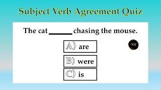 Subject Verb Agreement Quiz | English Grammar test | Can you pass this Quiz | No.1 Quality English