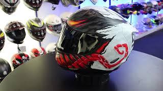HJC RPHA 11 Marvel Anti Venom Motorcycle Helmet