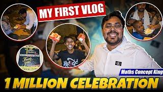 MY FIRST VLOG  1 MILLION CELEBRATION  Gagan Pratap Sir #ssc #cgl #chsl #vlog #party