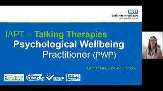 Psychological Wellbeing Practitioner (PWP) careers at Berkshire Healthcare