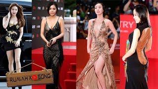 Bikin Tak Berkedip..!! Gaun Terbuka Artis Korea Di atas Red Carpet