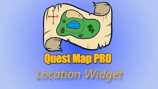 Quest Map Pro - Location Widget Feature Demonstration