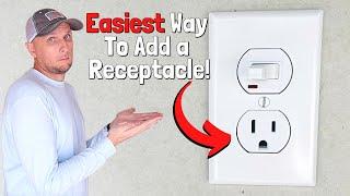 How To Install An Outlet and Light Switch Combo | Adding a Receptacle To Any Room