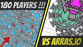 180 PLAYERS VS ARRAS.IO !!! | Arras.io