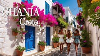 Chania Crete, Greece 4K-UHD Walking Tour