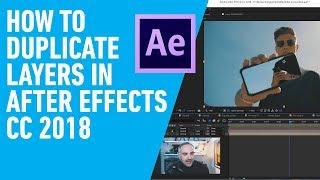 How To Duplicate Layers in Adobe After Effects CC 2018