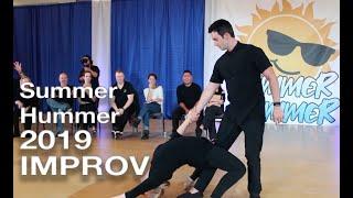 Jordan Frisbee & Tatiana Mollmann WEST COAST SWING - Summer Hummer Strictly Swing Improv Dance 2019