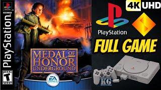 Medal of Honor: Underground | PS1 | 4K60ᶠᵖˢ UHD| Longplay Walkthrough Playthrough Full Movie Game