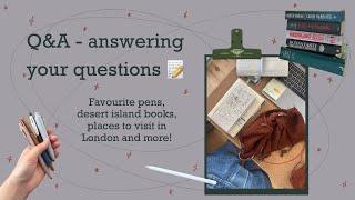 Q&A - answering your questions | Stationery, planners, knitting and books