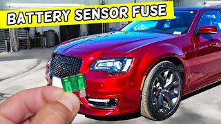 CHRYSLER 300 BATTERY SENSOR FUSE LOCATION REPLACEMENT