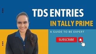 TDS Entry in Tally Prime