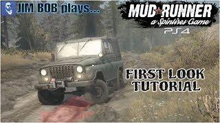 Mudrunner: Spintires PS4 Edition First Look - Tutorial