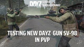 Testing new DayZ patch 1.25 gun SV-98 in PVP (review)