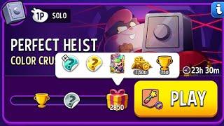 Color Crush Rainbow Solo Challenge Perfect Heist | Match Masters Solo Challenge Today