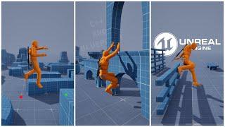 UE5.4 - Full Traversal & Parkour System v1.0 (Works With Movable Objects) | GASP