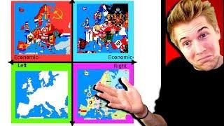 Political Compass Maps but they are actually dank memes