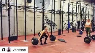 Snatch: 82,5 x 1 rep by Rebecka Vitesson