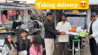 Taking delivery of mummy’s dream vehicle   ￼| सपना पूरा हुआ