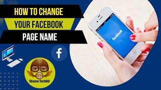 How to Change Your Facebook Page Name 2023