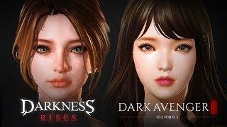 Darkness Rises vs Dark Avenger 3 - Westernization - Android on PC - Mobile - F2P - EN