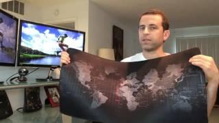 World Map Mouse Pad Review
