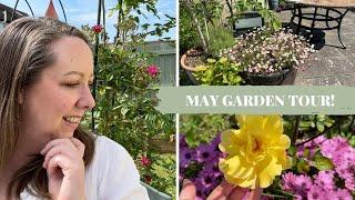 Garden tour in May! Beginner gardener on the way to creating a dream cottage garden