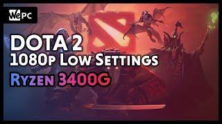 AMD Ryzen 5 3400G | Dota 2 Benchmark | Low Settings | WePC Gaming Benchmark Review