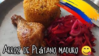 Almuerzo Costeño Colombiano Con Arroz De Plátano Maduro / Cocina Con Nelu