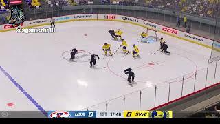 GAMEPLAy - USA vs Sweden | NHL 24 Playstation