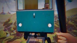 Hello Neighbor Alpha 4 Neighbor Riding Train