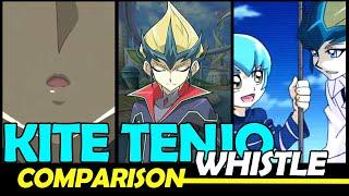 Kite Tenjo Whistle Comparison (Anime Jap, Eng, & Duel Links)