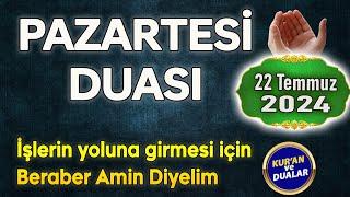 PAZARTESİ DUASI DİNLE Günün Duası