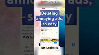 Delete pop-up ads in Safari!￼