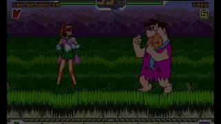 Mugen - Sailor Jupiter vs Fred Flintstone