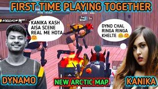 DYNAMO GAMING AND HYDRA KANIKA PLAYING TOGETHER NEW ARCTIC MODE PUBG MOBILE | HYDRA DYNAMO