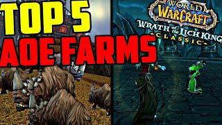 Top 5 INSANE AOE Farming Locations in Wrath of the Lich King Classic!