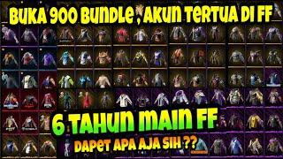 BUKA 900 BUNDLE PERMANEN !! REVIEW VAULT AKUN FF TERTUA YANG GW PUNYA , 6THN main FF DAPET APA SIH ?