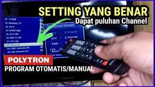 cara mencari siaran digital di tv polytron