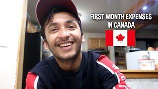 FIRST MONTH EXPENSES IN CANADA