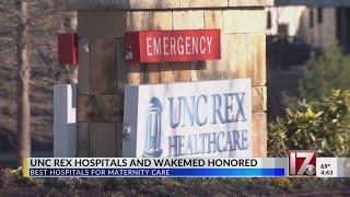 UNC Rex and WakeMed honored for maternity care