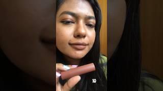 Best Brown Nude lipsticks for Dusky Skin from #marscosmetics #viral #tamil #makeup #shorts