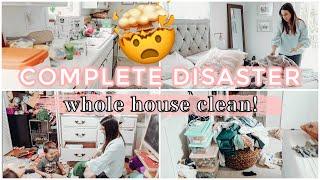 *COMPLETE DISASTER!!*  WHOLE HOUSE CLEAN WITH ME! | ULTIMATE CLEANING MOTIVATION 2020 | SPEED CLEAN