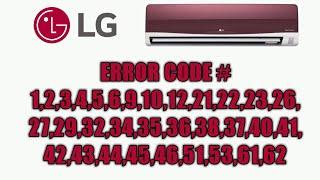 LG inverter ac error code list|split ac error codes|Inverter ac error code|js cooltech