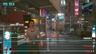 Cyberpunk 2077 - PS4 HOTFIX Patch / Update 1.11 Frame-Rate Test Gameplay