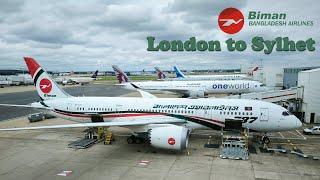 London to Sylhet flight with Biman #bimanbangladesh #heathrow #sylhet