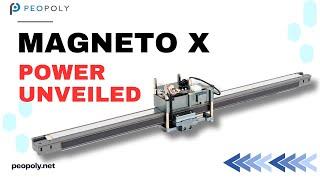 Explore the components that make up the Magneto X linear motor