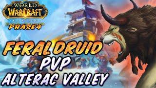 Feral Druid Pov Alterac Valley l Season of Discovery Phase 4 l PvP Pumps Class #feral  #wowclassic