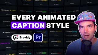 Styling Animated Captions in Premiere Pro with Brevidy
