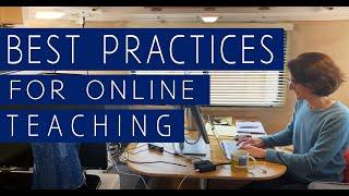 Best Practices for Online Teaching: A Playlist Intro